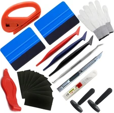 32PCS Vinyl Wrap Tool Kit Wrapping Kit Tint Tools Kit Window Tint Squeegee…