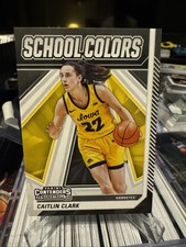 2024 Panini Caitlin Clark Collection Contenders School Colors #SC3 Iowa Hawkeyes