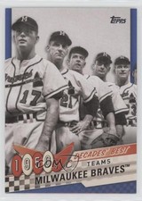 2020 Topps Decades Best Series 2 Teams Blue Milwaukee Braves Warren Spahn mr0