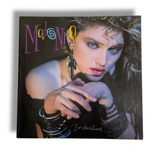 Madonna Borderline 45 Record Cover Picture Sleeve Art with Poster