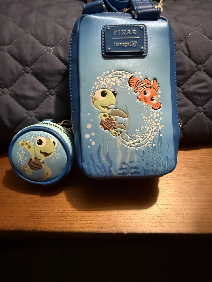 Loungefly Disney Pixar Finding Nemo Crush Squirt Crossbody Bag - Image 3 of 4
