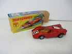 Matchbox Lesney Superfast SF7 Hairy Hustler- black base, NO SIDE LABELS, boxed