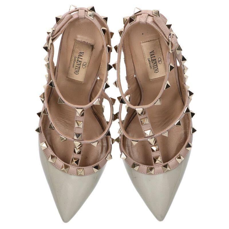 Valentino Garavani Pumps Heel Studded Leather Multicolor EU37.5/US7.5 116203c thumbnail 4