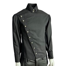 SHRINE EMPIRE GOTHIC VAMPIRE STEAMPUNK EDWARDIAN VICTORIAN JACKET Black SHIRT