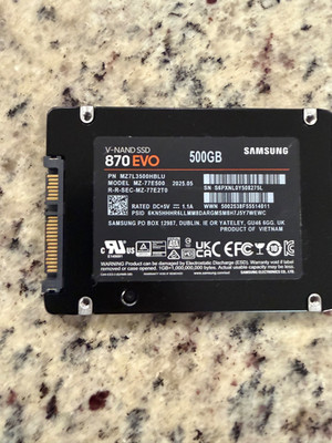 Samsung 860 EVO 500gb SATA III V-nand SSD Mz-76e500