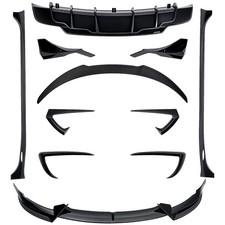 Full Body Kit For Tesla Model 31723rear Diffuserside Skirtsfront Lip..