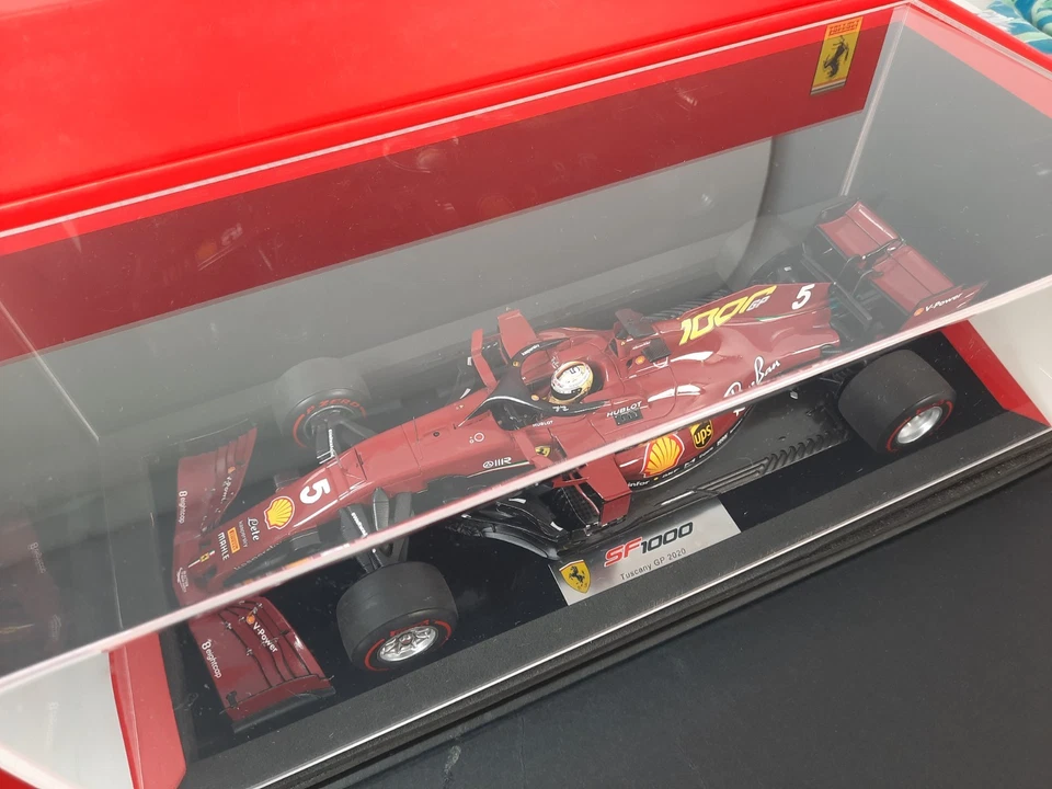 Looksmart Ferrari SF1000 #5 Sebastian Vettel Tuscany GP 2020 1/18 LS18F1032 - Immagine 2 di 4