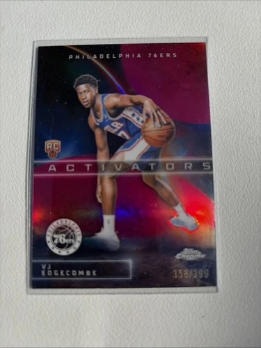 2025 Topps Chrome VJ Edgecombe Refractors Magenta (RAW)