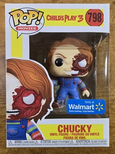 VAULTED Funko POP! Movies #798 CHUCKY, 2019 Excl. In Protector, New