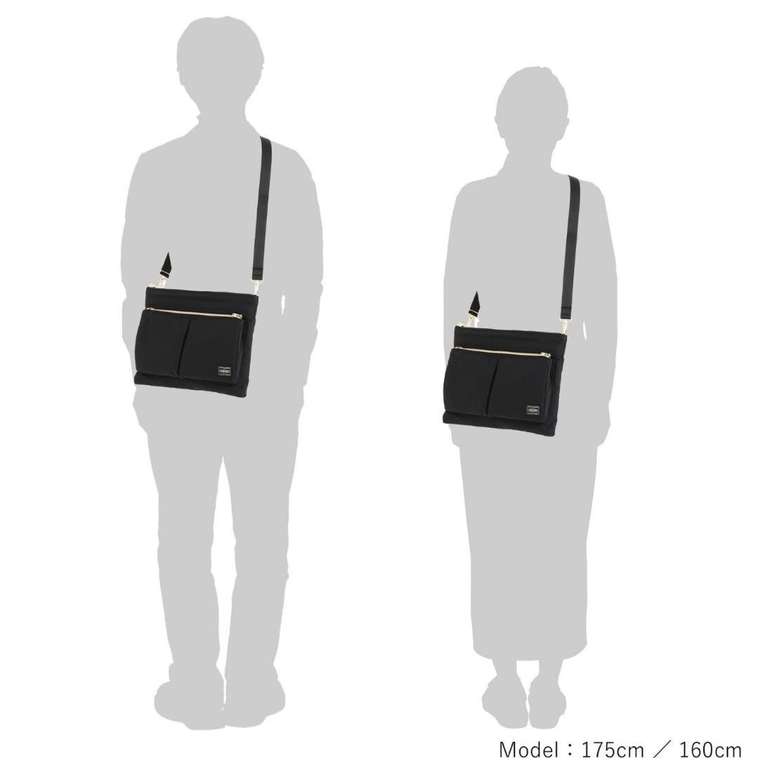 Excellent Condition PORTER DRAFT Shoulder Bag Bla… - image 17