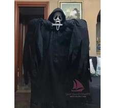 ZAIN Halloween Ghost cara, disfraces de miedo, disfraz de terror regalo de Na...
