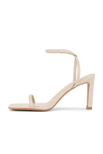 Revolve RAYE Kathryn Heel eather Sandal nude size 6 NIB $169 msrp