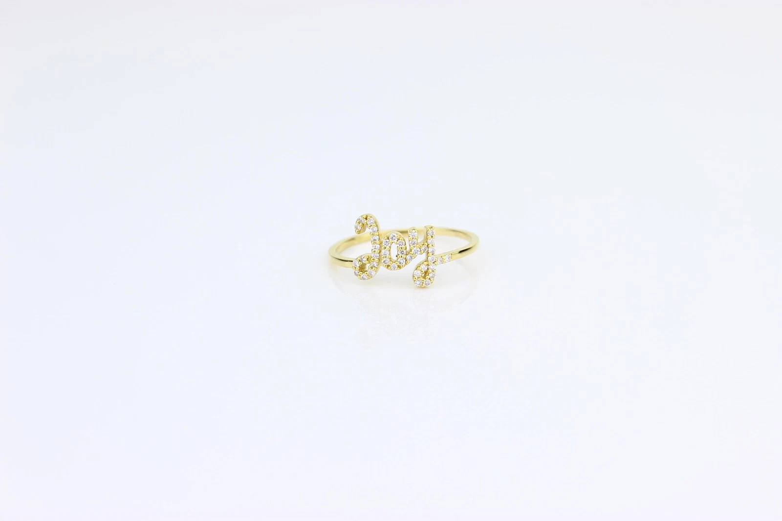 0.312ct Natural Diamond Joy Ring 14K Gold Minimalist Handcrafted Jewelry
