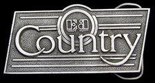 MI04160 NOS VINTAGE 1970s ELEKTRA ASYLUM COUNTRY MUSIC RECORDS BUCKLE