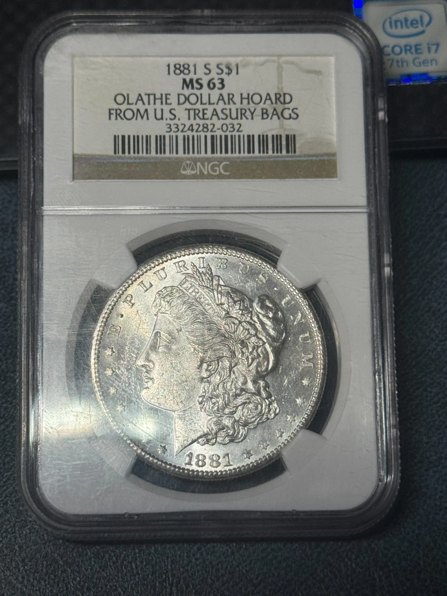 NGC Grade MS 63 1881 Year Morgan US Dollars (1878-1921) for sale