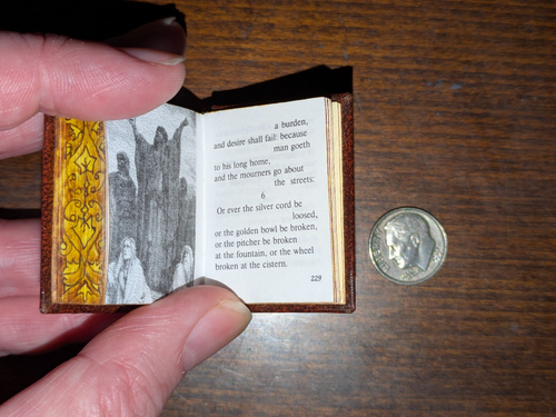 RARE RUSSIAN MINIBOOK: THE BIBLE- THE BOOK OF THE PREACHER. RUSSIAN & ENGLISH ED - Picture 10 of 10