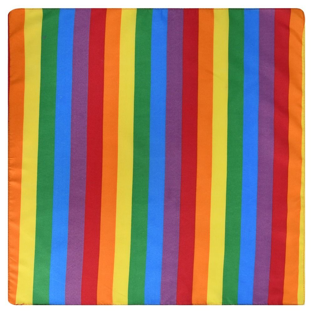 Colorful Pocket Square Scarf Pride Festival Wristband Trendy Neck Tie