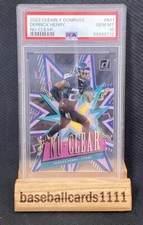 2022 Derrick Henry Clearly Donruss Nu-Clear Case Hit SSP PSA 10 Ravens F3