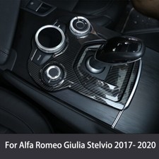 Fit For Alfa Romeo Giulia Stelvio 17- 20 Car Console Gear Shift Frame Cover Trim