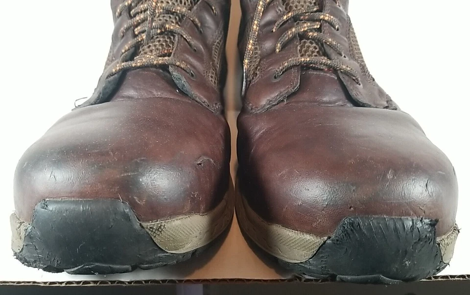 Timberland PRO Hombres Botas de Trabajo Talla 14 M Resistencia 6" EH Comp Puntera Impermeable Marrón  Foto 2 de 4