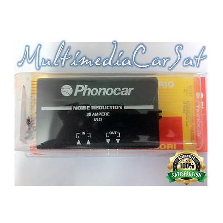 Phonocar 5127 Filtro Antidisturbo Alimentazione Autoradio Disturbi 30 Ampere - Foto 1 di 1