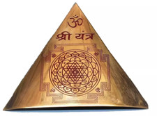 Pyramide en cuivre Vastu Dosh Nivaran yantra pour changement de vitesse virtu...