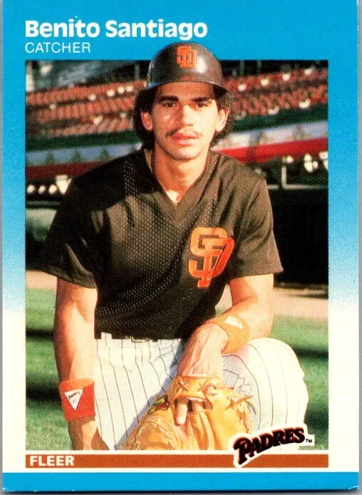 1987 Fleer Baseball #429 Benito Santiago *NM*