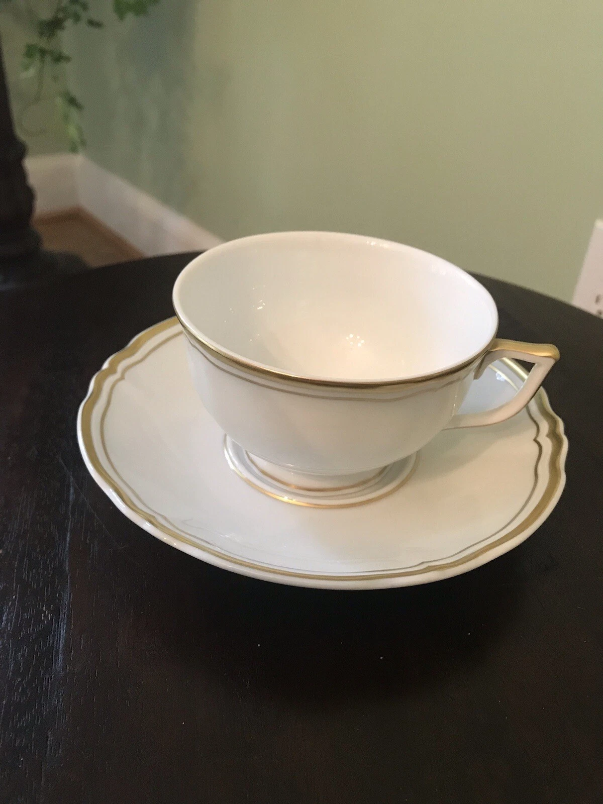 Raynaud Limoges Polka Tea Cup and Saucer - Thumbnail 2