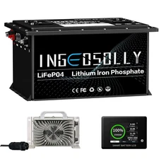 36V 100Ah Golf Cart Lithium LiFePO4 Battery Club Car 200A BMS 15000+ Deep Cycle