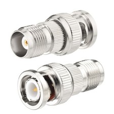 10 x BNC male plug to TNC female jack straight RF coaxial adapter connector wifi