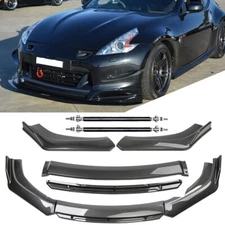 For Nissan 370Z 350Z / Front Bumper Lip Splitter Chin Spoiler Carbon Fiber