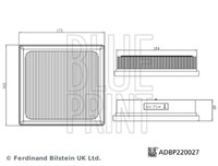 ADBP220027 Blue Print Luftfilter FüR Lexus,Mazda,Toyota