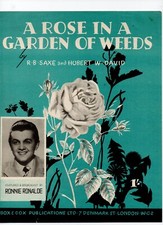 A Rose In A Garden Of Weeds - Ronnie Ronalde - Sheet Music