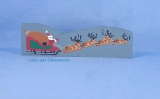 Cat's Meow Village Santa Sleigh NOS Retired