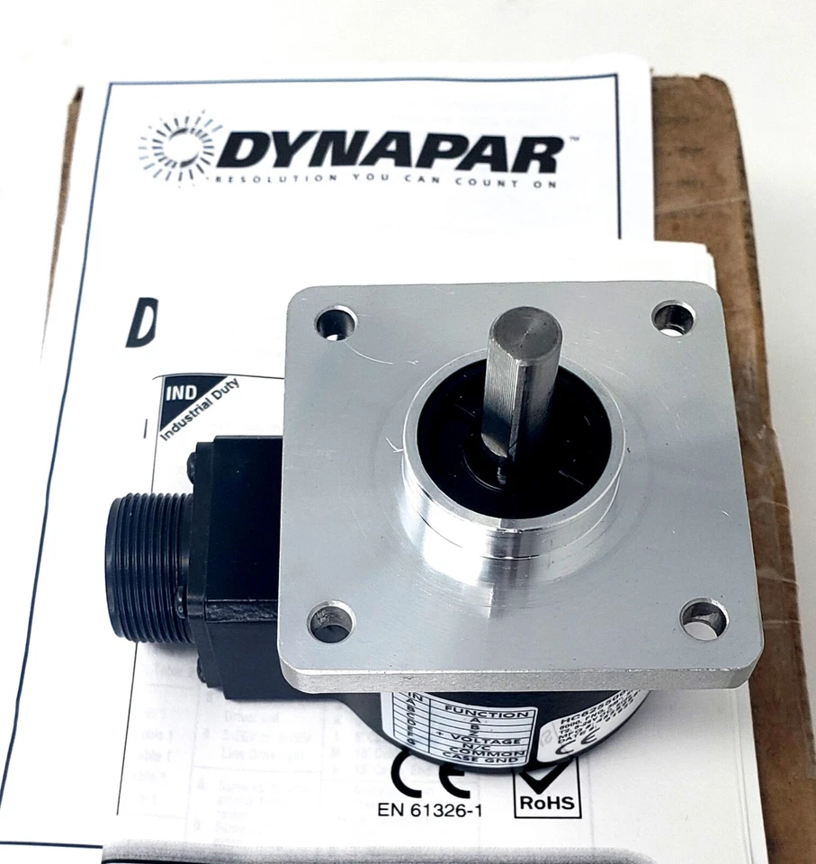 Dynapar HC62550000111 Incremental Shafted Encoder, 5000PPR, Size 25 New  - Image 3 of 4