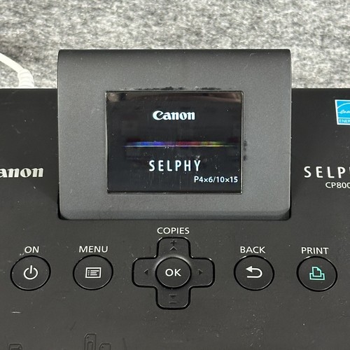 Canon SELPHY CP800 Kompakt Digital Foto Tintenstrahldrucker +95 Fotopapier Blätter - Bild 10 von 15