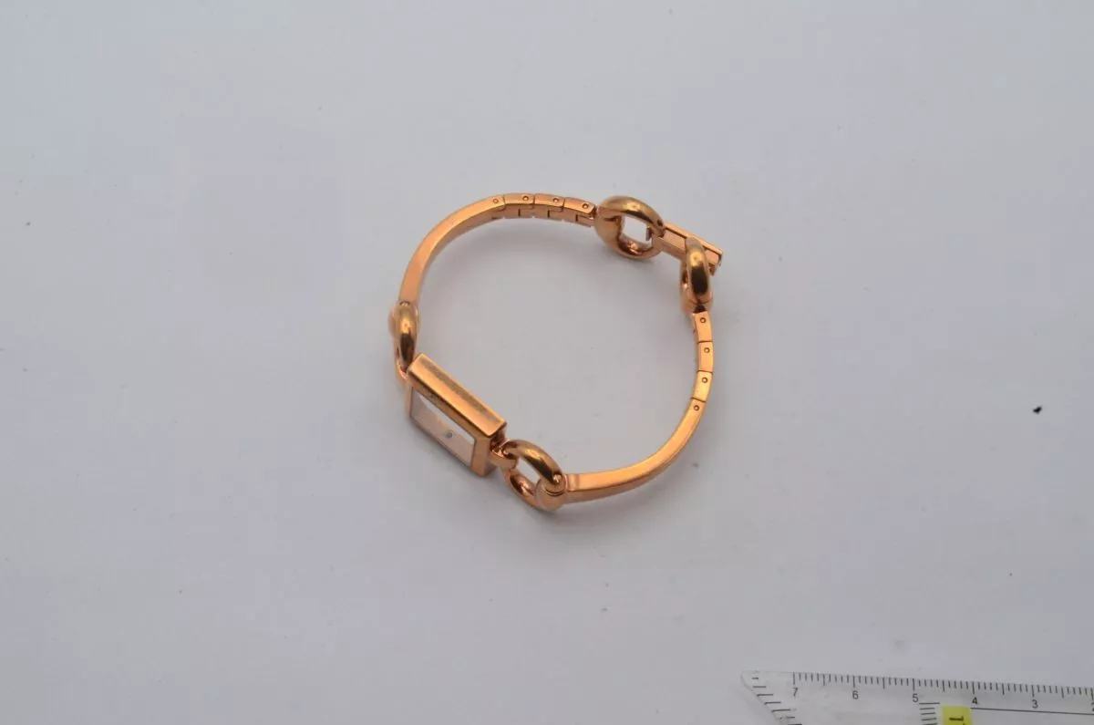 GUCCI Bracciale Vintage In Acciaio Placcato Oro Per Donne 1900