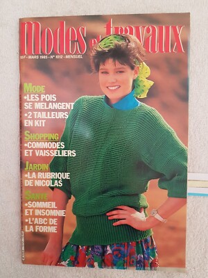 patron poupée juillet 1985 jean michel tee-shirt et short M. et T
