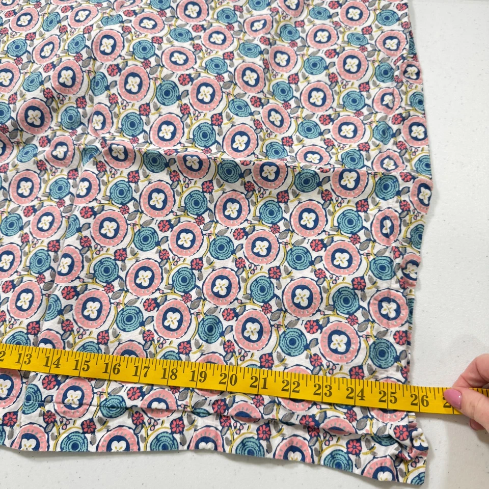 the company store funda de almohada farsa par rosa azul floral algodón moderno 1348-9 Foto 4 de 4