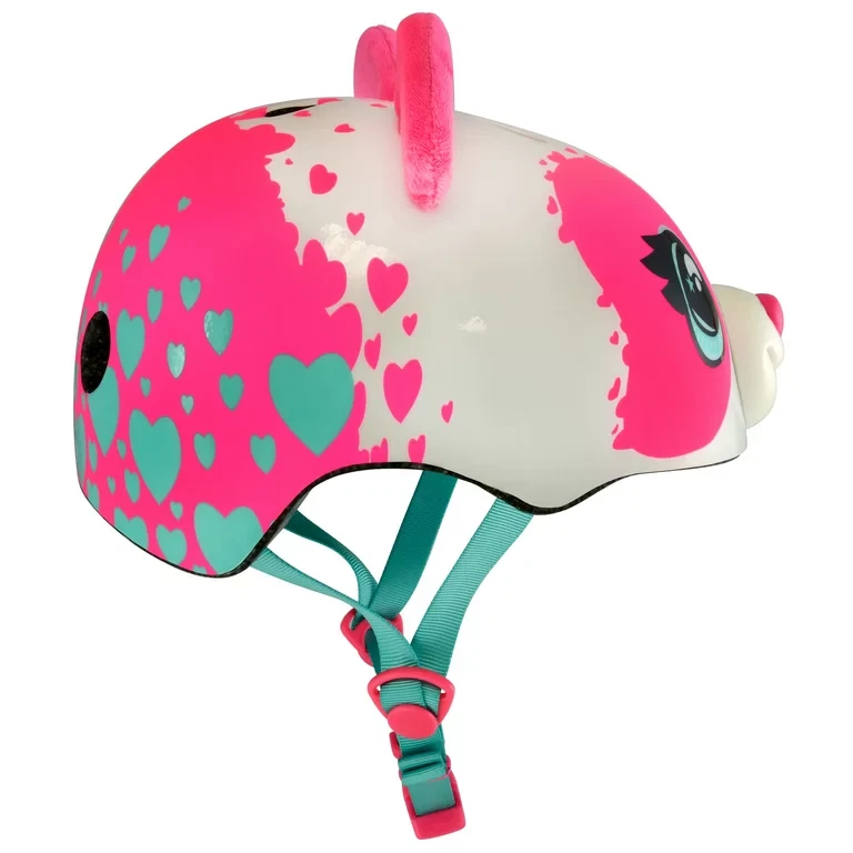 RASKULLZ Bike & Skate Helmet ~ Bamboo Plush PANDA ~ Ages 3+ ~ 48 - 52 cm (XS) - Image 3 of 4