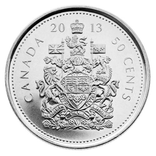 Photo of a 2013 Canada 50 Cents from an eBay listing that sold on Jul 4, 2026