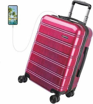 carry on suitcase with usb charger