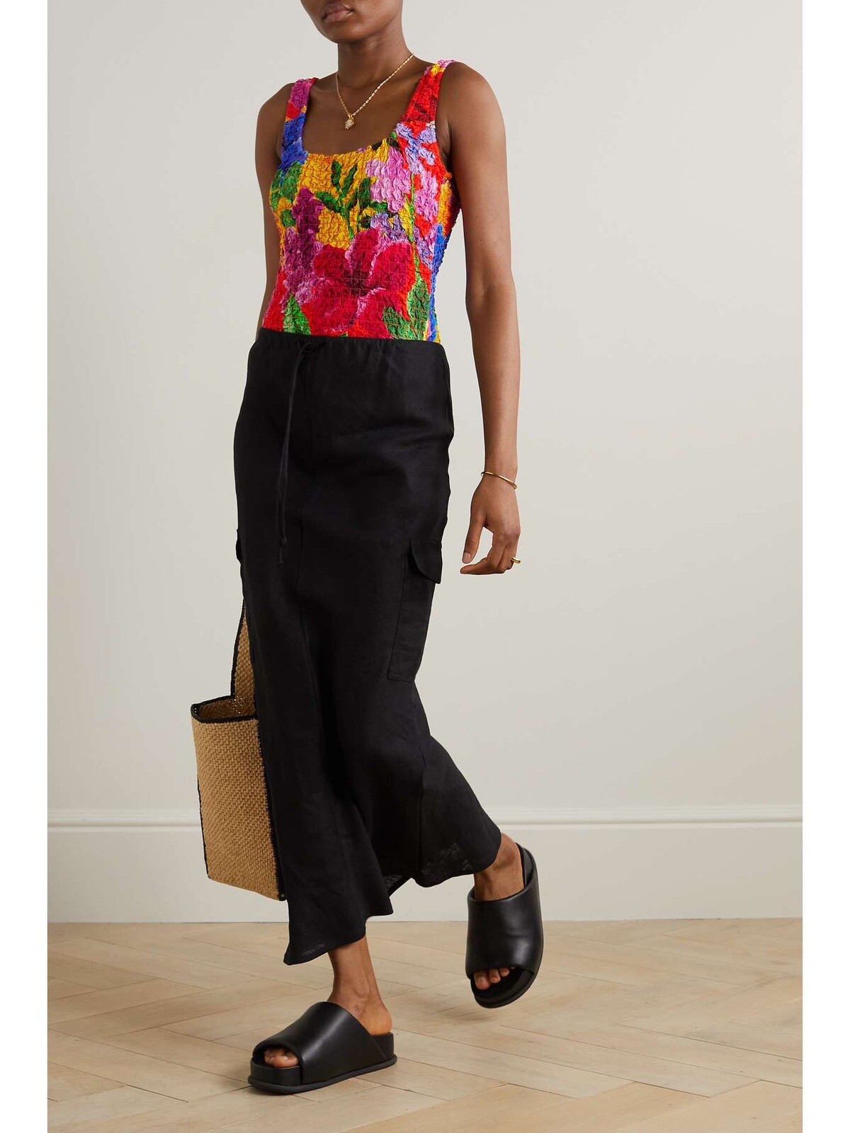 NWT $450 Sz Medium M Mara Hoffman ISA BODY SUIT image 8