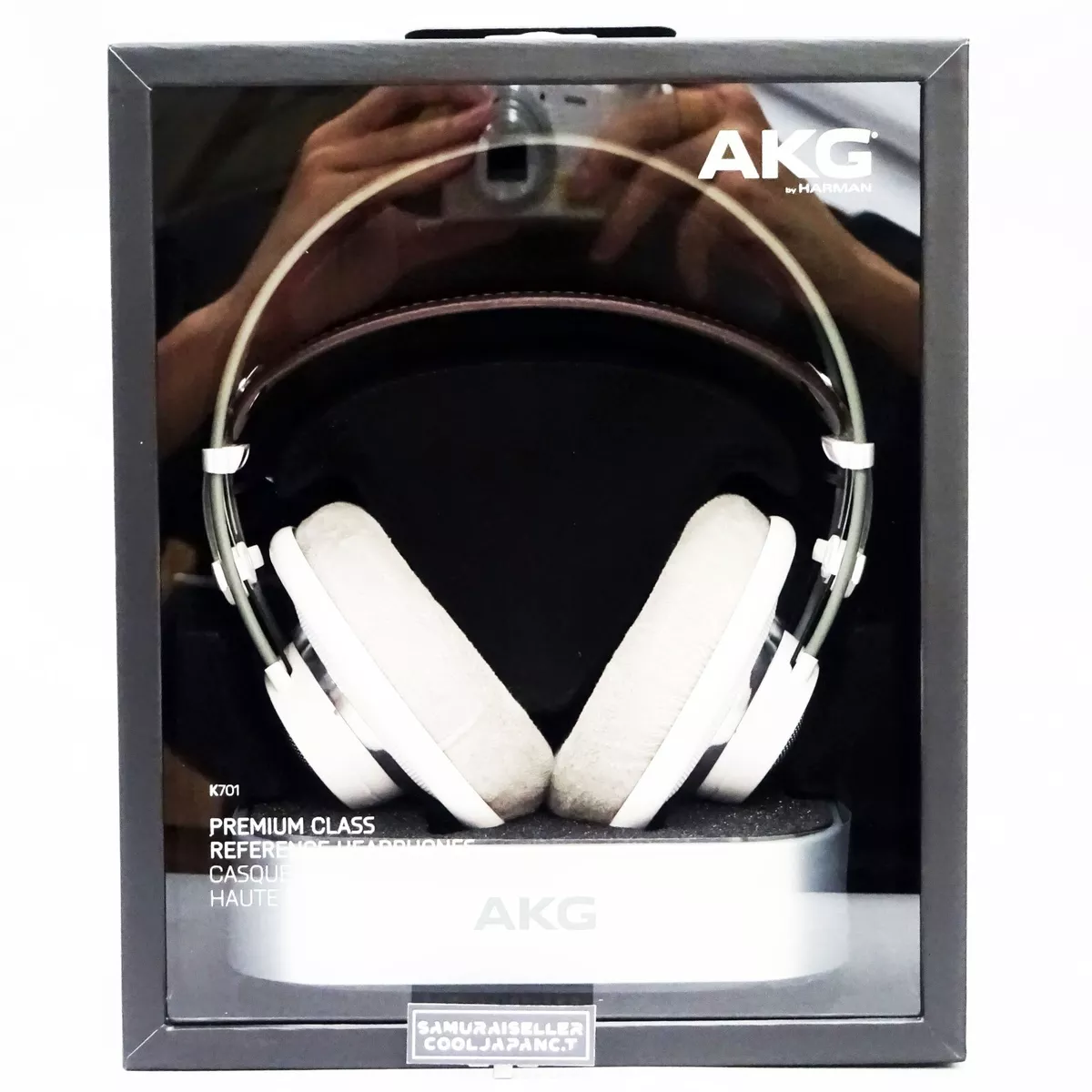 NEW AKG K701 Studio Reference Class Premium Headphones White