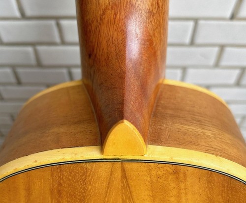 Solid Acacia Koa concert Ukulele satin polished cat inlaid UKC188 - Picture 11 of 13