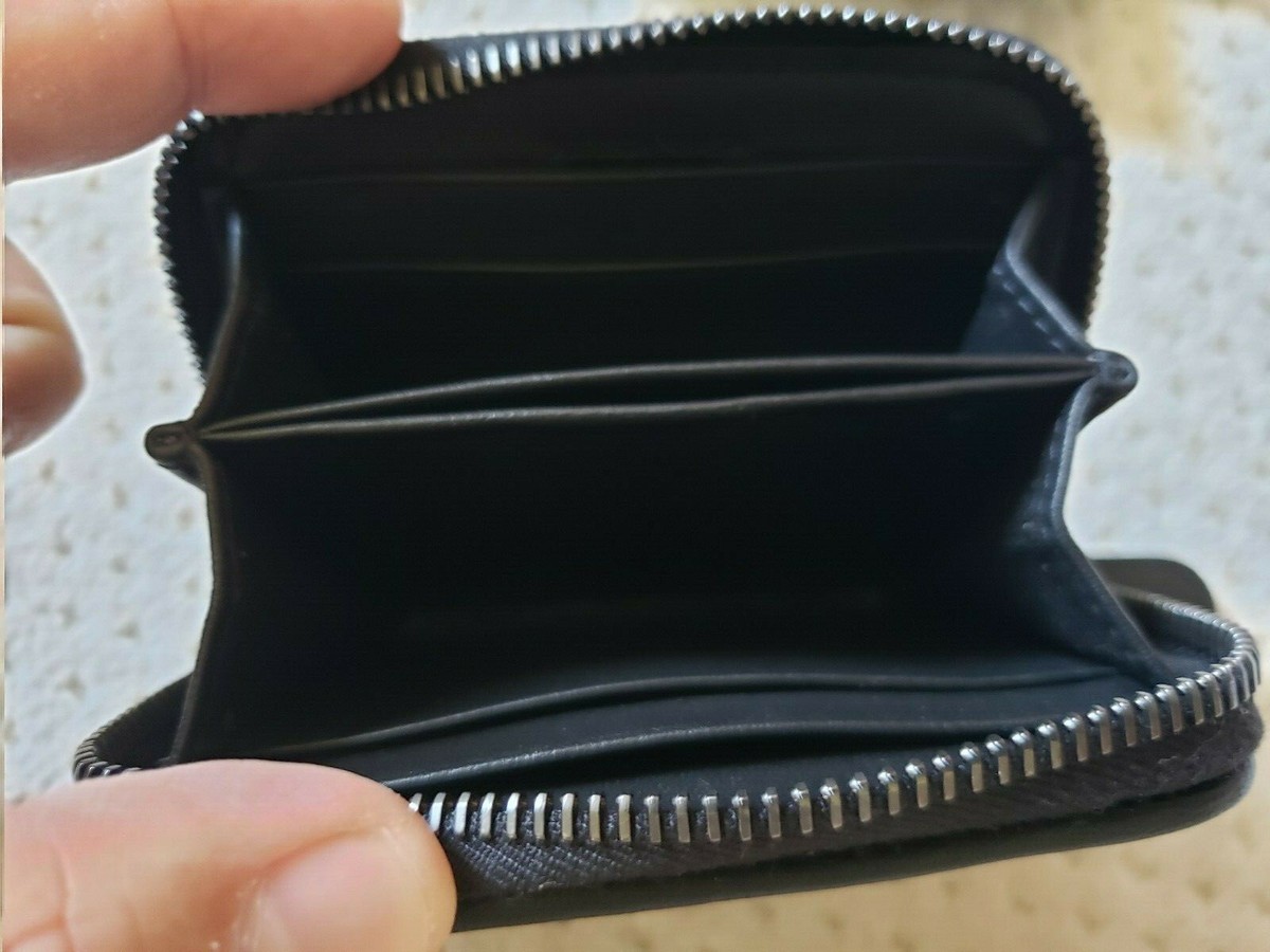 NIB Bottega Veneta Zip Around Card and Coin Wallet, BLACK OR NIB Bottega Veneta Zip Around Card and Coin Wallet, BLACK OR