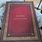 Anne Everard Flowers from nature Lithographed Pictures 1835 Hardback Book