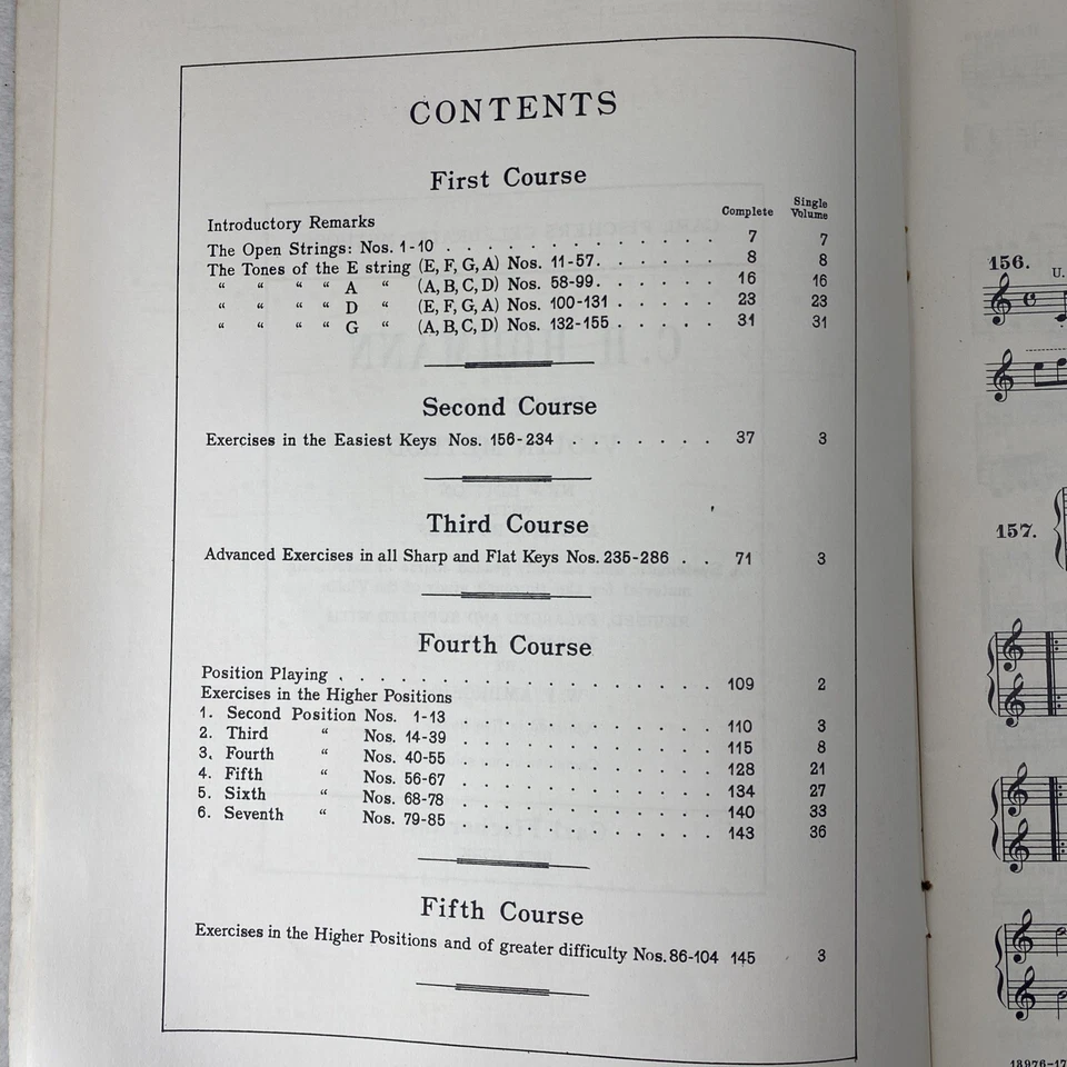 C. H. Hohmann Practical Violin Method Books 2, 3, 4  Vintage Carl Fischer - Image 4 of 4