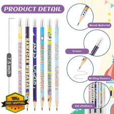 Ramadan Eid Mubarak 48 Pcs Party Favors, Pencils, Wristbands