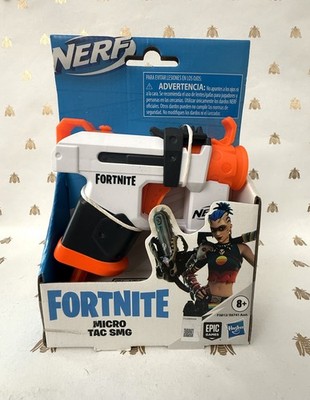 Nerf Fortnite Micro Tac SMG Mini Dart-Firing Blaster, Includes 2 Nerf Elite Dart